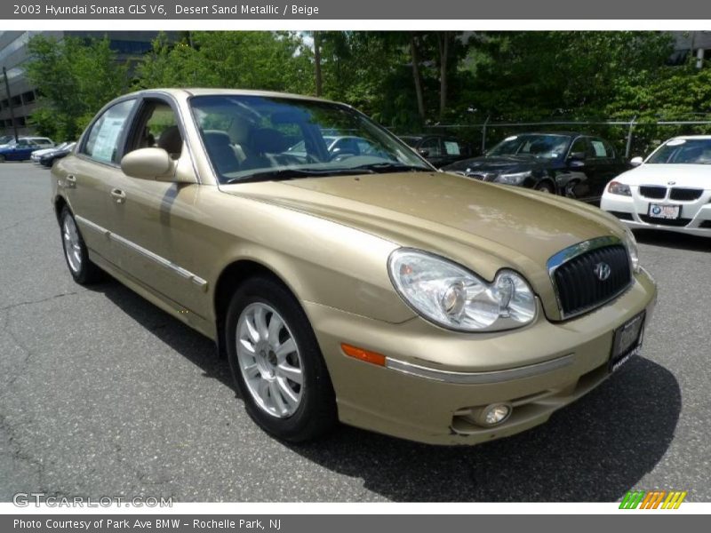 Desert Sand Metallic / Beige 2003 Hyundai Sonata GLS V6