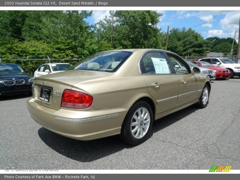 Desert Sand Metallic / Beige 2003 Hyundai Sonata GLS V6