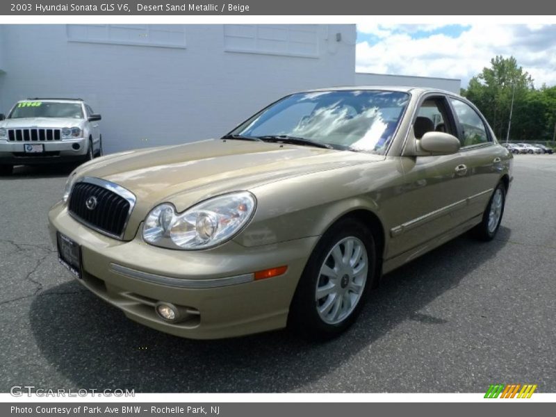 Desert Sand Metallic / Beige 2003 Hyundai Sonata GLS V6