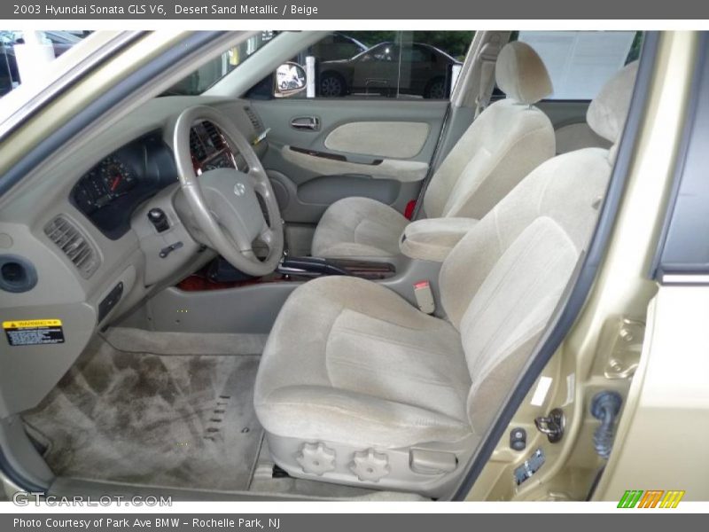 Desert Sand Metallic / Beige 2003 Hyundai Sonata GLS V6