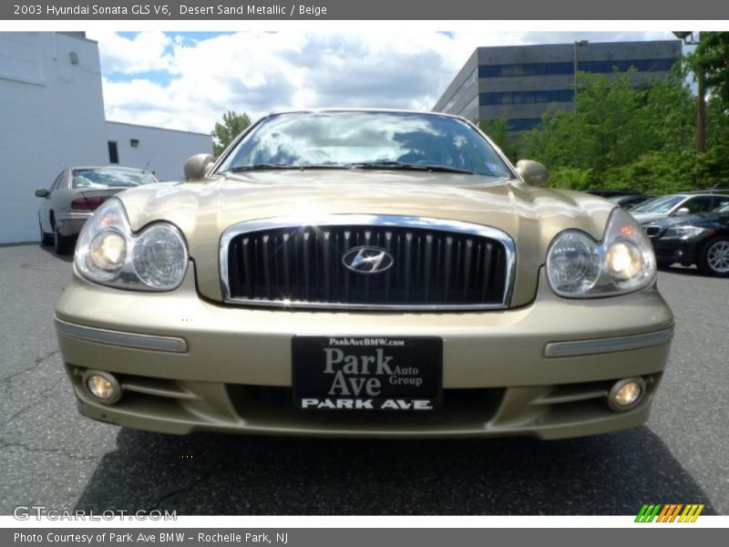 Desert Sand Metallic / Beige 2003 Hyundai Sonata GLS V6