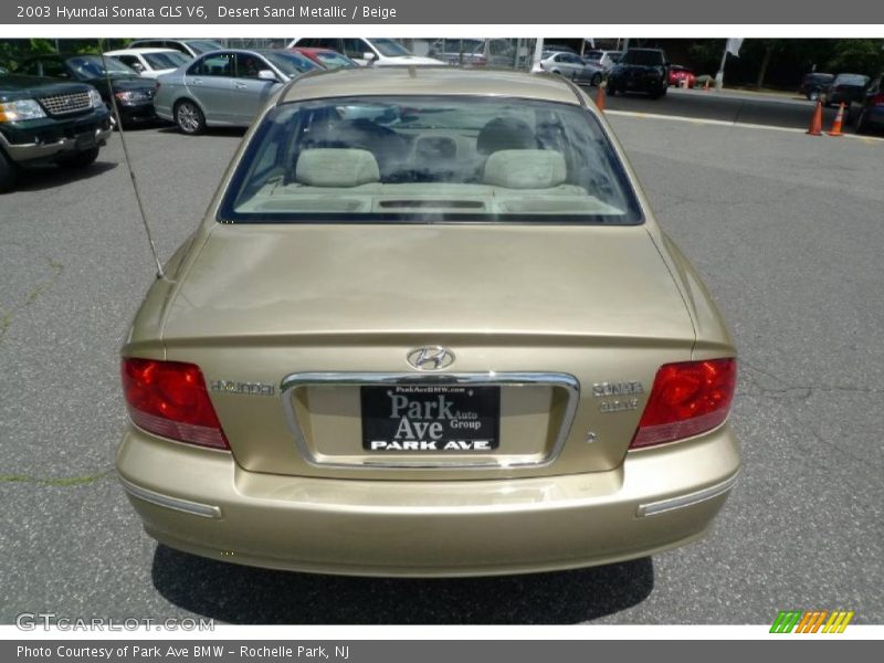 Desert Sand Metallic / Beige 2003 Hyundai Sonata GLS V6