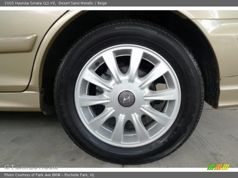 Desert Sand Metallic / Beige 2003 Hyundai Sonata GLS V6