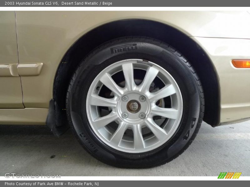 Desert Sand Metallic / Beige 2003 Hyundai Sonata GLS V6
