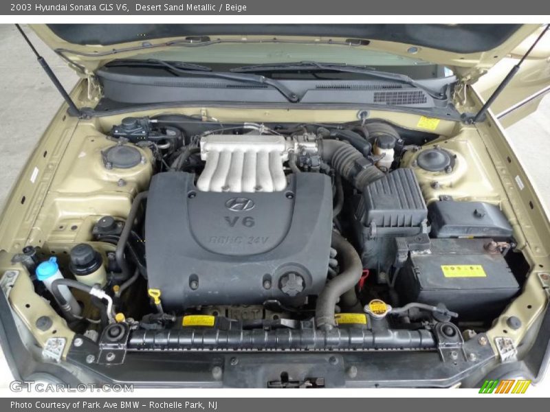 Desert Sand Metallic / Beige 2003 Hyundai Sonata GLS V6