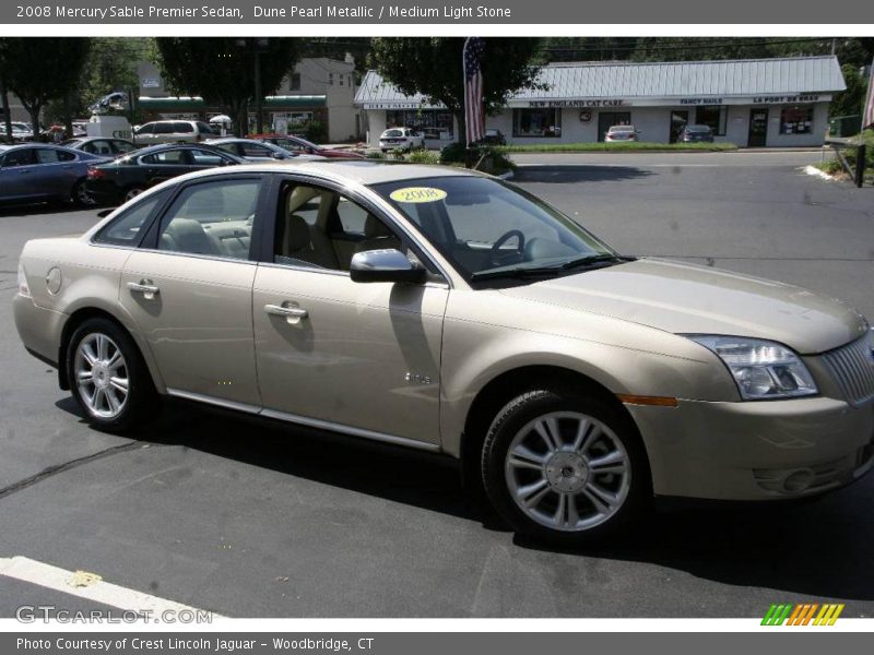 Dune Pearl Metallic / Medium Light Stone 2008 Mercury Sable Premier Sedan