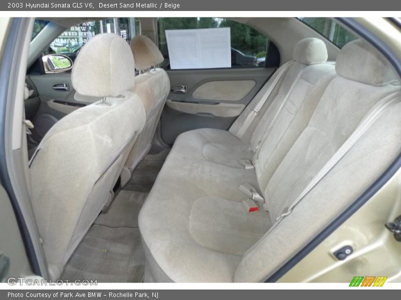 Desert Sand Metallic / Beige 2003 Hyundai Sonata GLS V6