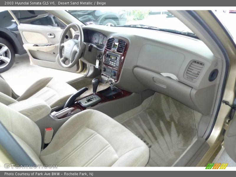 Desert Sand Metallic / Beige 2003 Hyundai Sonata GLS V6