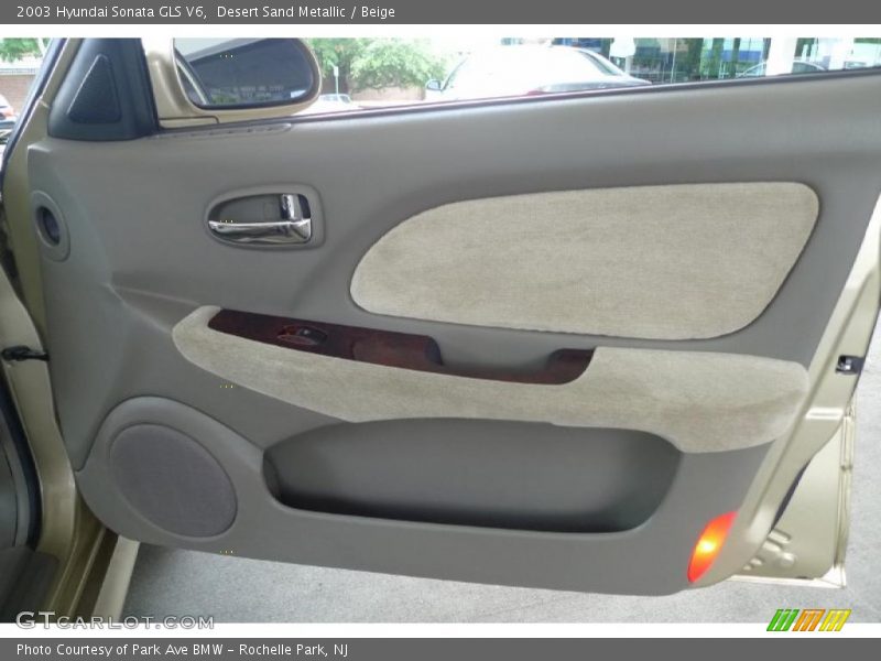 Desert Sand Metallic / Beige 2003 Hyundai Sonata GLS V6
