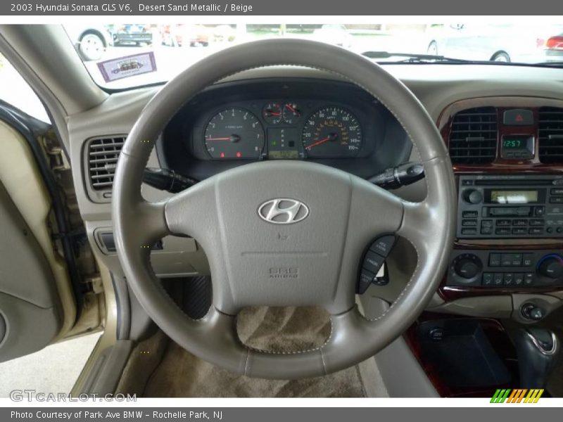 Desert Sand Metallic / Beige 2003 Hyundai Sonata GLS V6