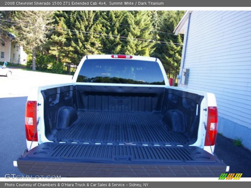 Summit White / Dark Titanium 2008 Chevrolet Silverado 1500 Z71 Extended Cab 4x4