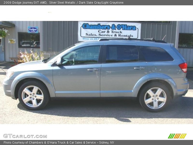 Silver Steel Metallic / Dark Slate Gray/Light Graystone 2009 Dodge Journey SXT AWD