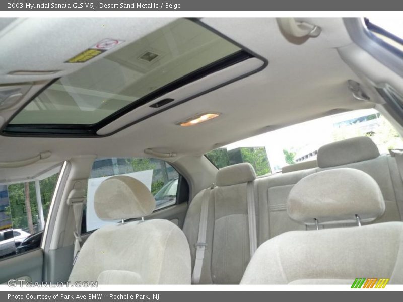 Desert Sand Metallic / Beige 2003 Hyundai Sonata GLS V6