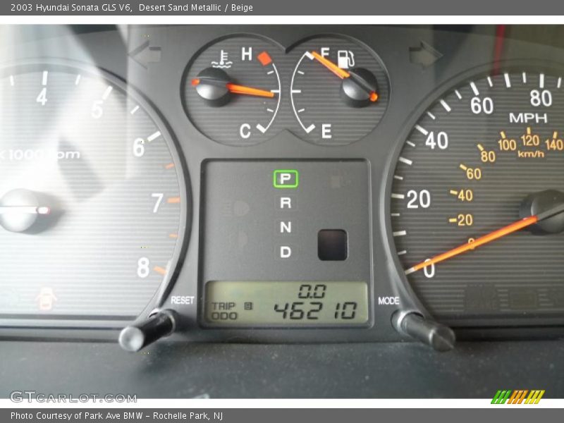 Desert Sand Metallic / Beige 2003 Hyundai Sonata GLS V6