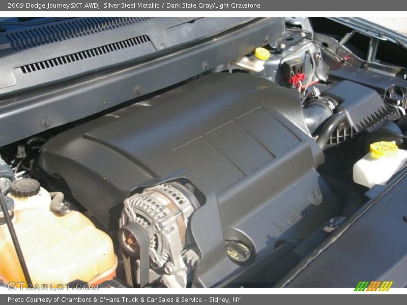 Silver Steel Metallic / Dark Slate Gray/Light Graystone 2009 Dodge Journey SXT AWD