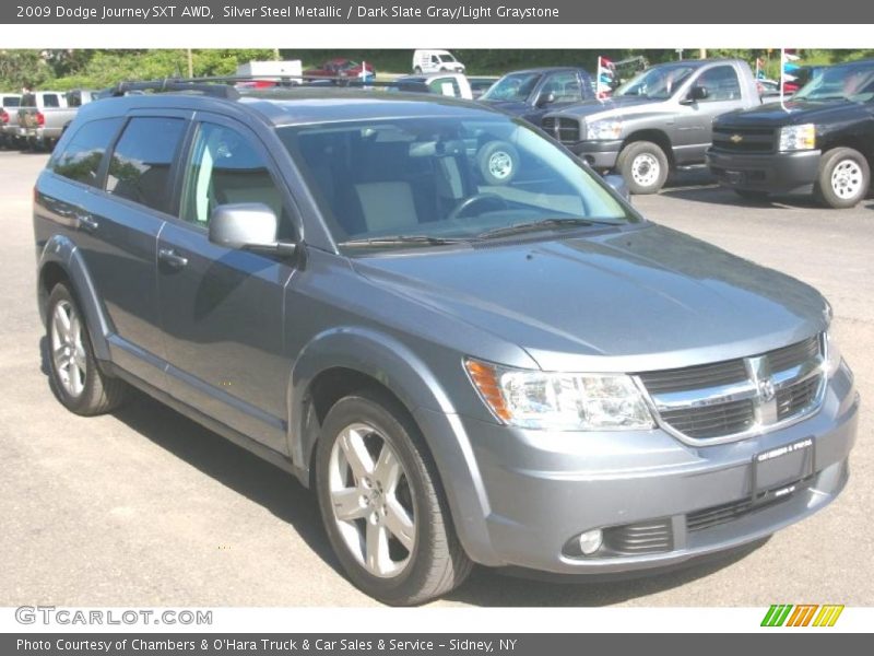 Silver Steel Metallic / Dark Slate Gray/Light Graystone 2009 Dodge Journey SXT AWD