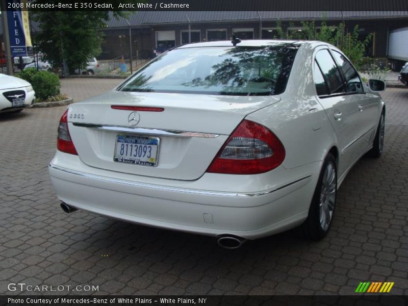 Arctic White / Cashmere 2008 Mercedes-Benz E 350 Sedan