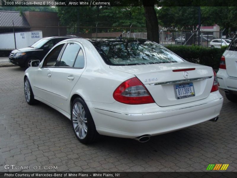 Arctic White / Cashmere 2008 Mercedes-Benz E 350 Sedan