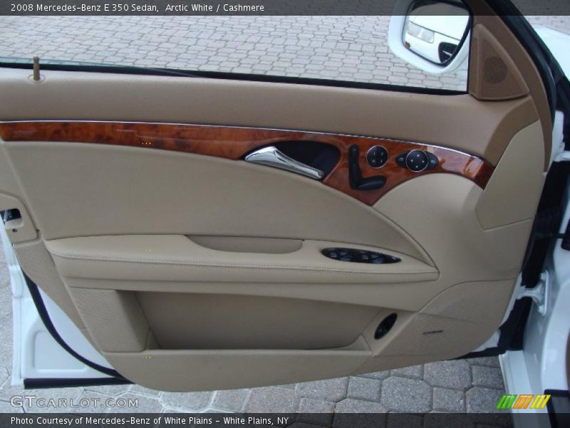 Arctic White / Cashmere 2008 Mercedes-Benz E 350 Sedan