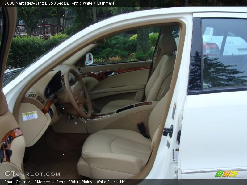Arctic White / Cashmere 2008 Mercedes-Benz E 350 Sedan