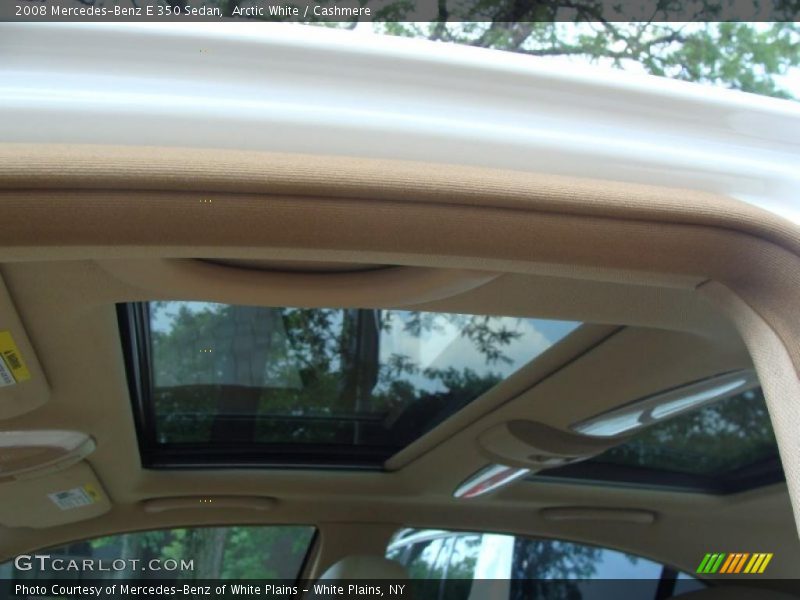 Arctic White / Cashmere 2008 Mercedes-Benz E 350 Sedan