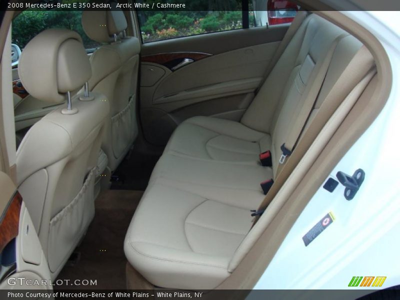 Arctic White / Cashmere 2008 Mercedes-Benz E 350 Sedan