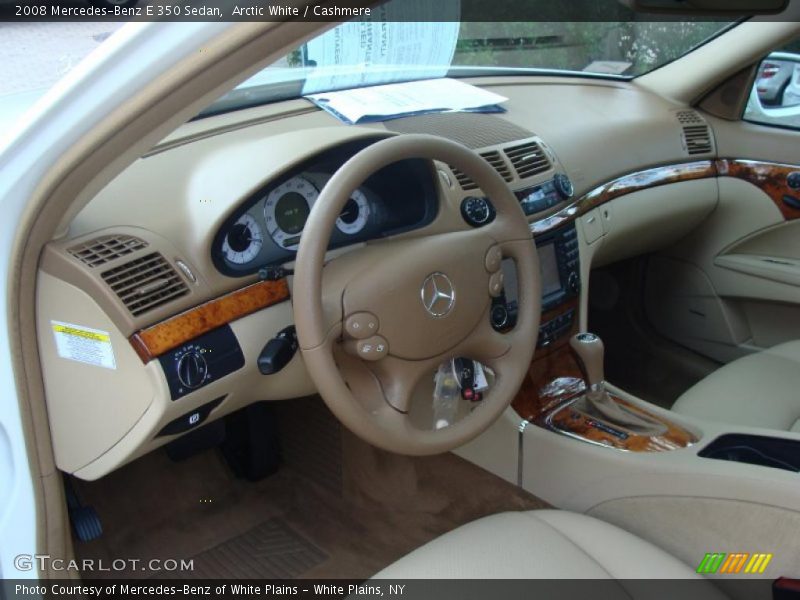 Arctic White / Cashmere 2008 Mercedes-Benz E 350 Sedan