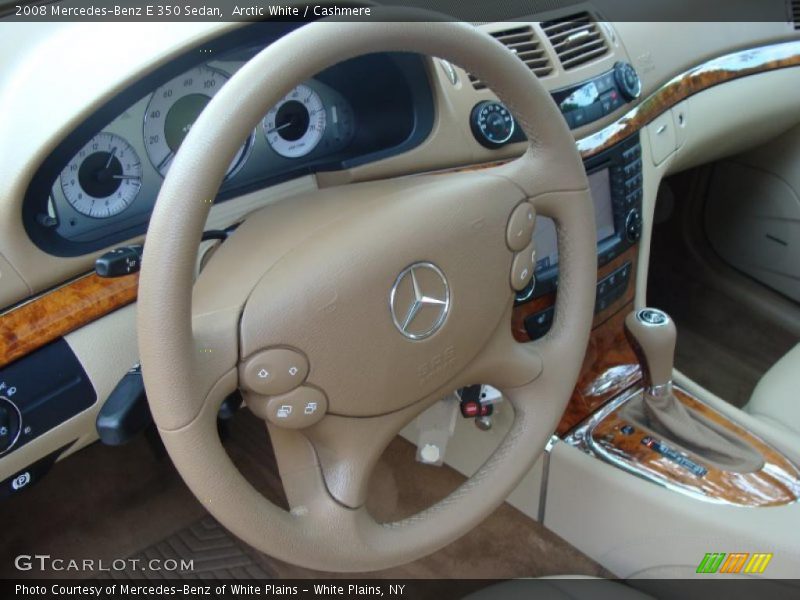 Arctic White / Cashmere 2008 Mercedes-Benz E 350 Sedan