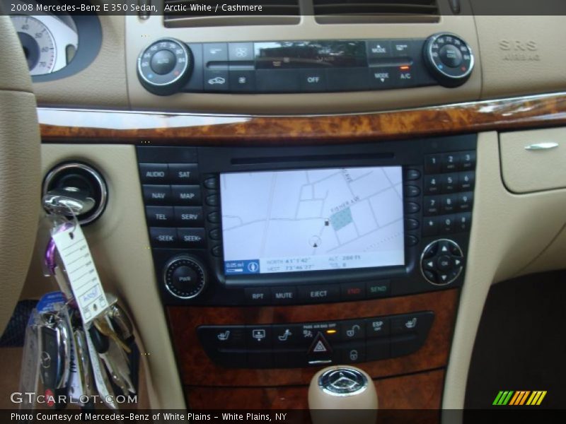 Arctic White / Cashmere 2008 Mercedes-Benz E 350 Sedan