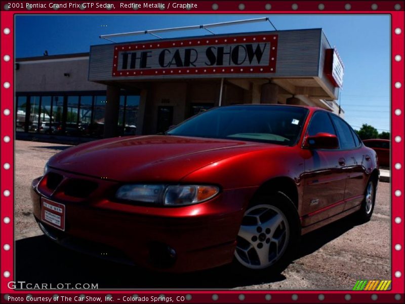 Redfire Metallic / Graphite 2001 Pontiac Grand Prix GTP Sedan