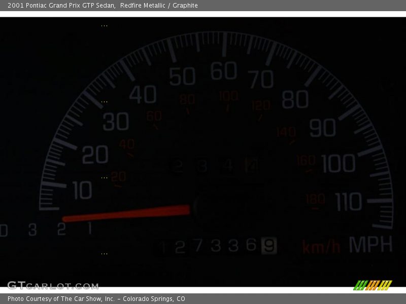 Redfire Metallic / Graphite 2001 Pontiac Grand Prix GTP Sedan