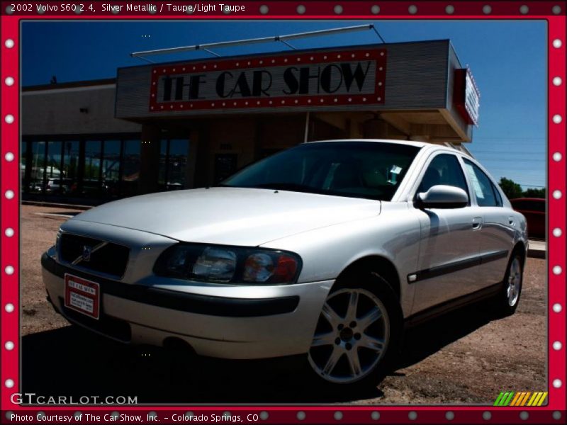 Silver Metallic / Taupe/Light Taupe 2002 Volvo S60 2.4