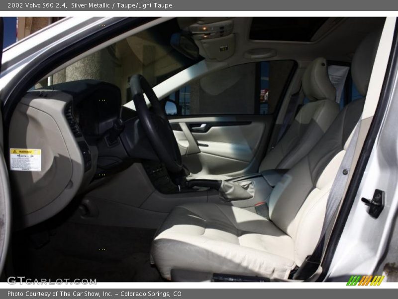 Silver Metallic / Taupe/Light Taupe 2002 Volvo S60 2.4