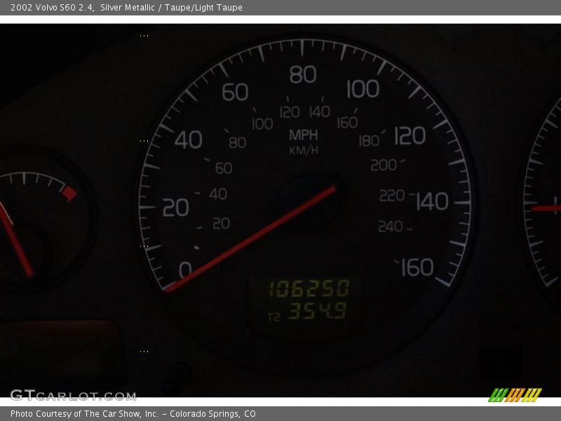 Silver Metallic / Taupe/Light Taupe 2002 Volvo S60 2.4