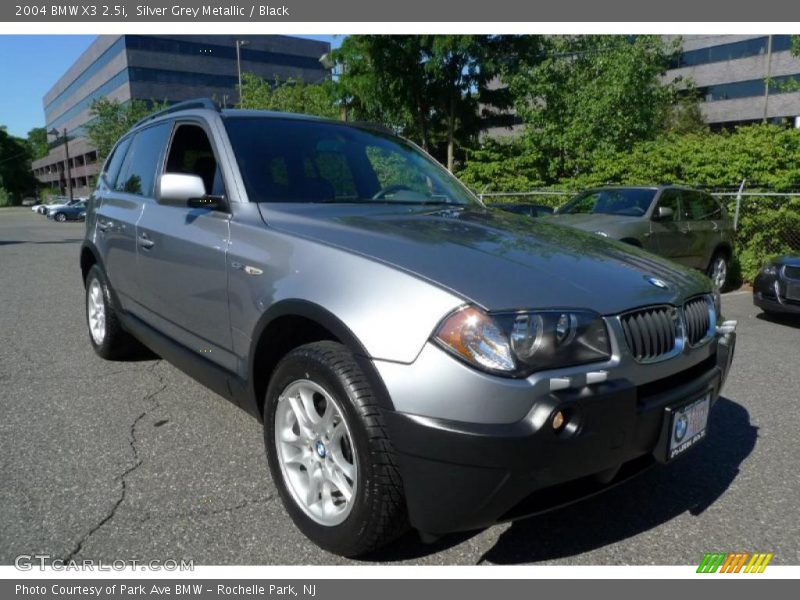 Silver Grey Metallic / Black 2004 BMW X3 2.5i