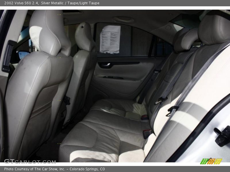 Silver Metallic / Taupe/Light Taupe 2002 Volvo S60 2.4