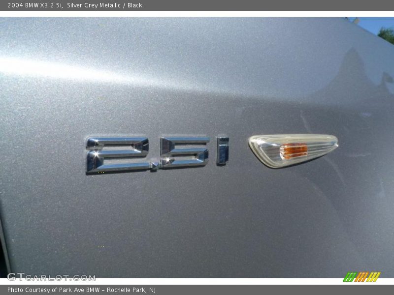 Silver Grey Metallic / Black 2004 BMW X3 2.5i