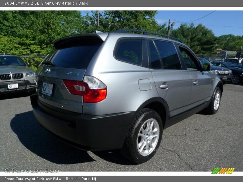 Silver Grey Metallic / Black 2004 BMW X3 2.5i