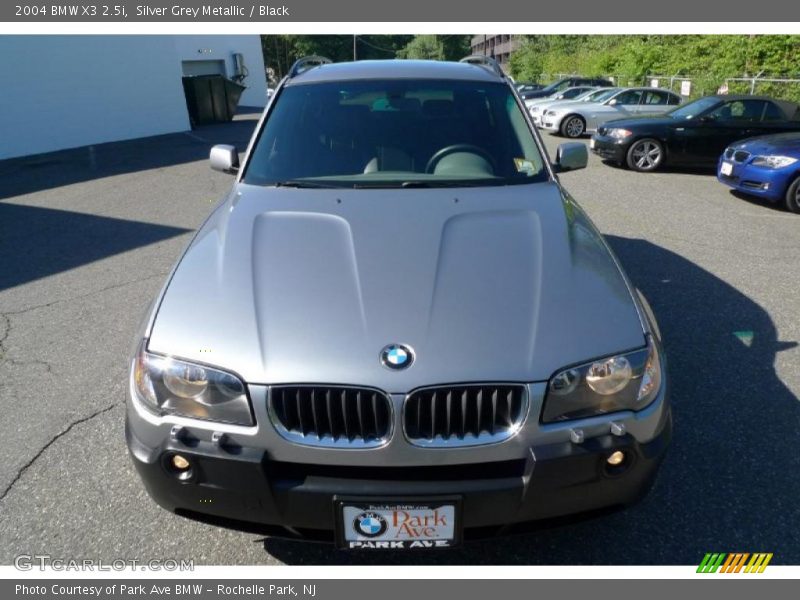 Silver Grey Metallic / Black 2004 BMW X3 2.5i