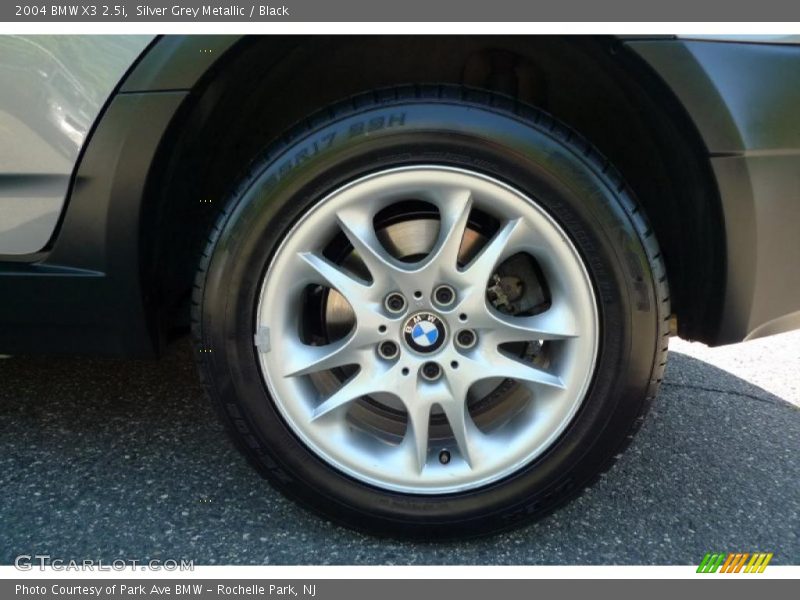 Silver Grey Metallic / Black 2004 BMW X3 2.5i
