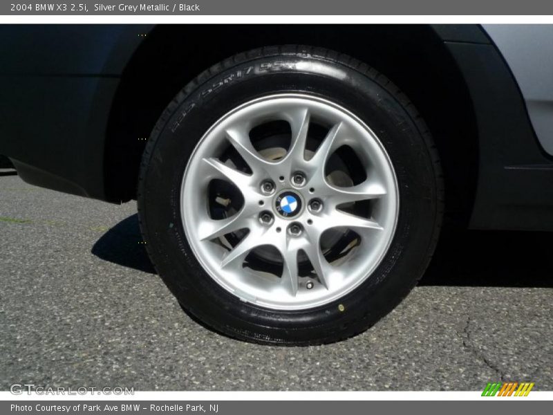 Silver Grey Metallic / Black 2004 BMW X3 2.5i