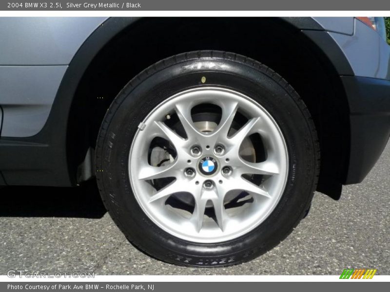 Silver Grey Metallic / Black 2004 BMW X3 2.5i