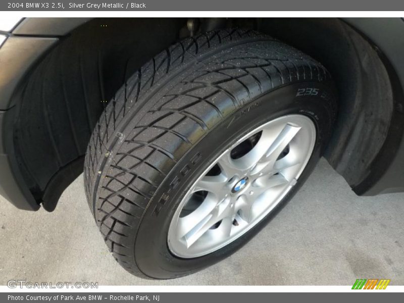 Silver Grey Metallic / Black 2004 BMW X3 2.5i