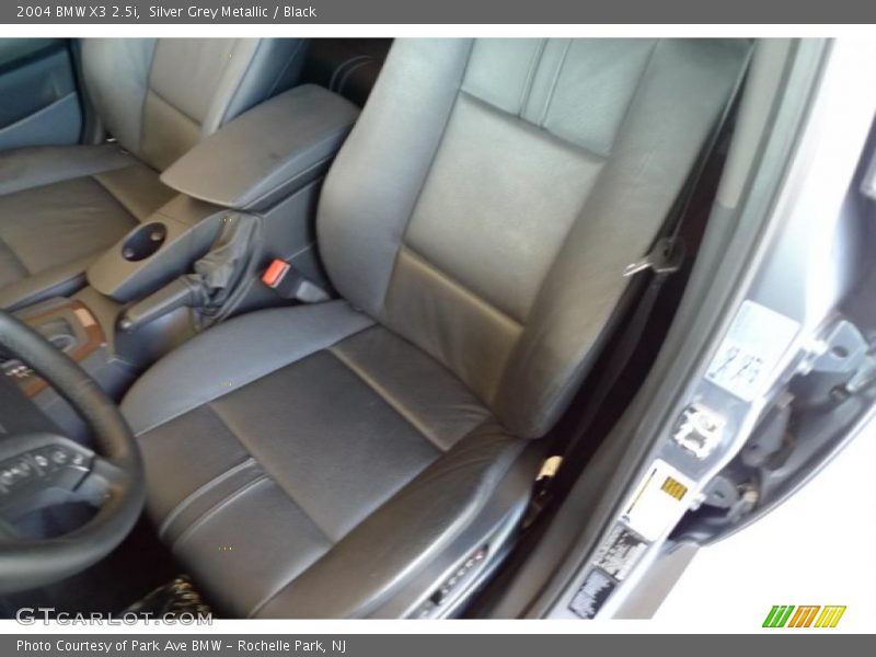 Silver Grey Metallic / Black 2004 BMW X3 2.5i
