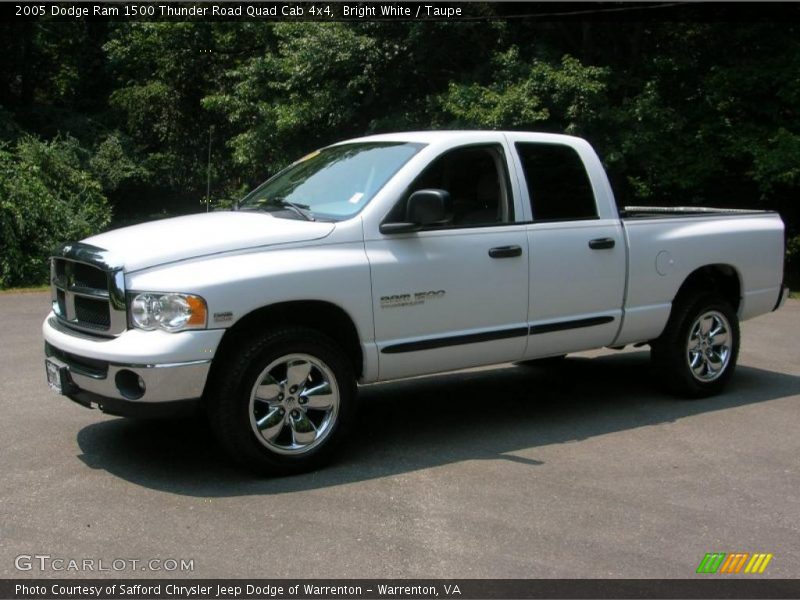Bright White / Taupe 2005 Dodge Ram 1500 Thunder Road Quad Cab 4x4