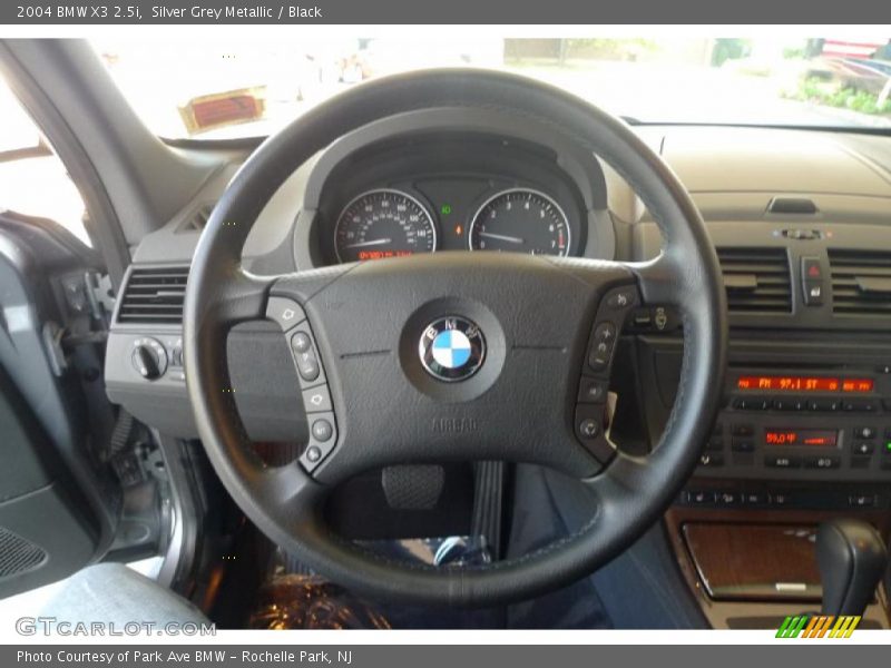 Silver Grey Metallic / Black 2004 BMW X3 2.5i