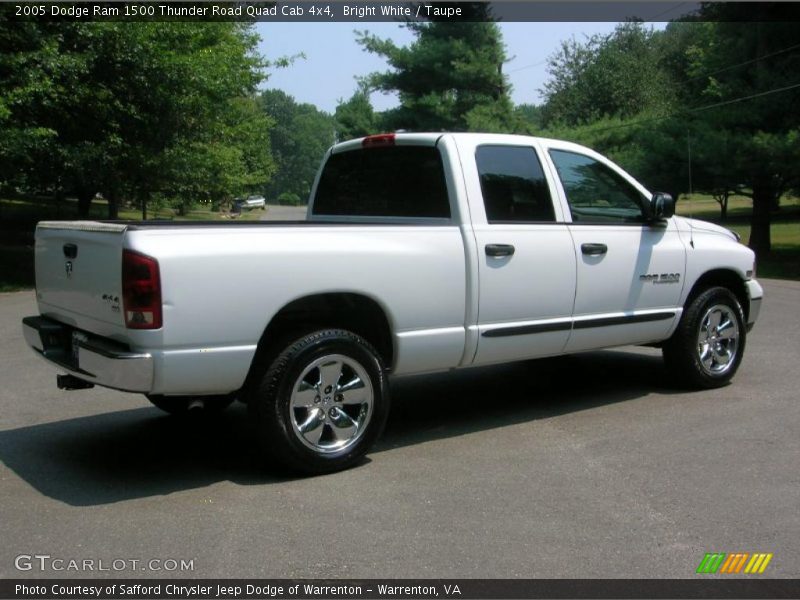 Bright White / Taupe 2005 Dodge Ram 1500 Thunder Road Quad Cab 4x4