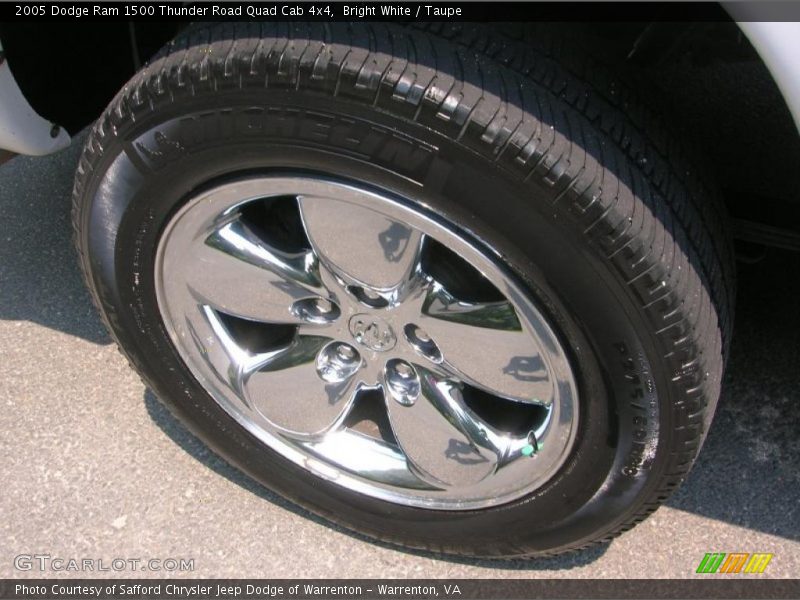 Bright White / Taupe 2005 Dodge Ram 1500 Thunder Road Quad Cab 4x4