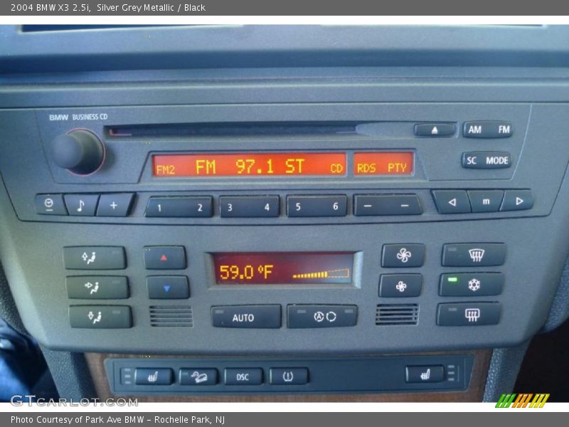 Silver Grey Metallic / Black 2004 BMW X3 2.5i