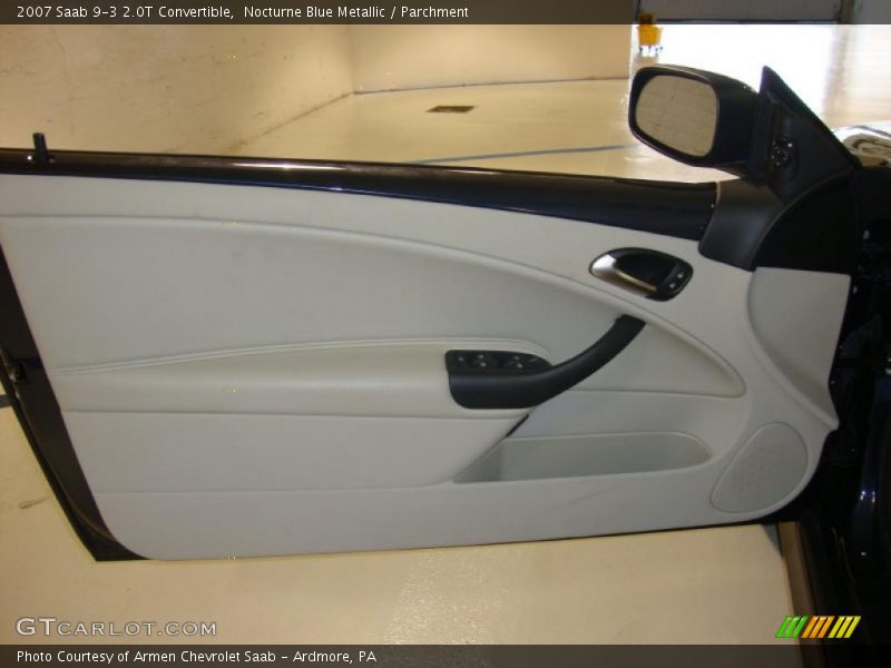 Nocturne Blue Metallic / Parchment 2007 Saab 9-3 2.0T Convertible